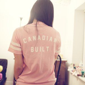 CANADIAN PINK VARSITY CAMP SHIRT